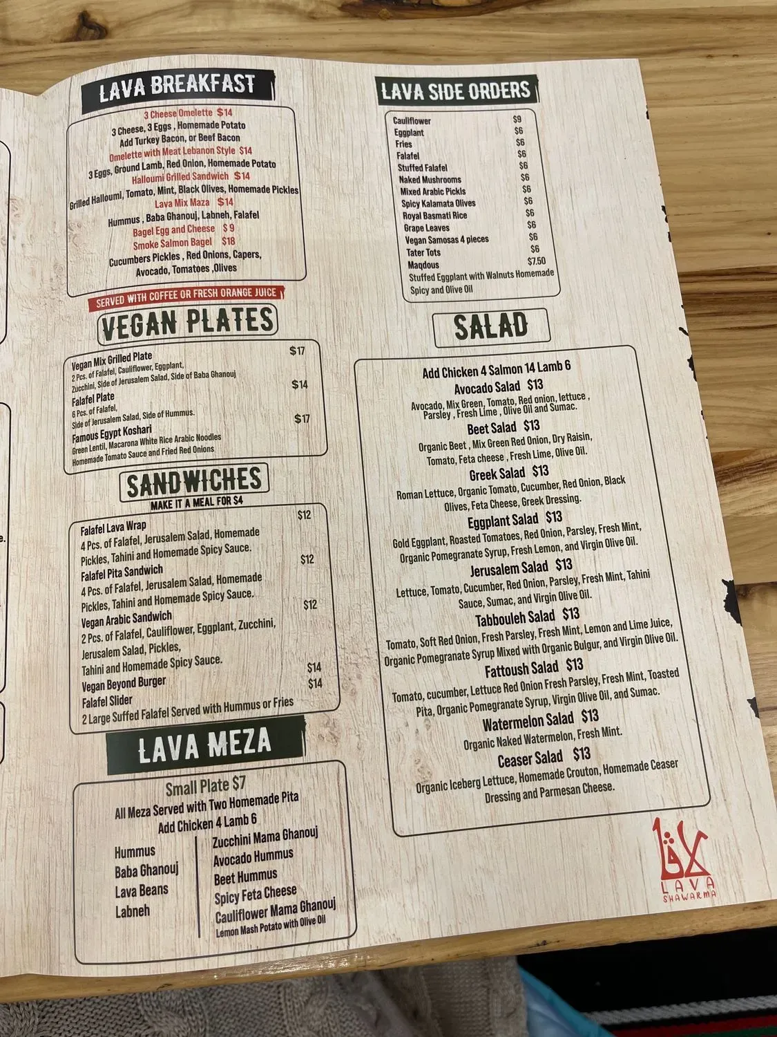 Menu 5