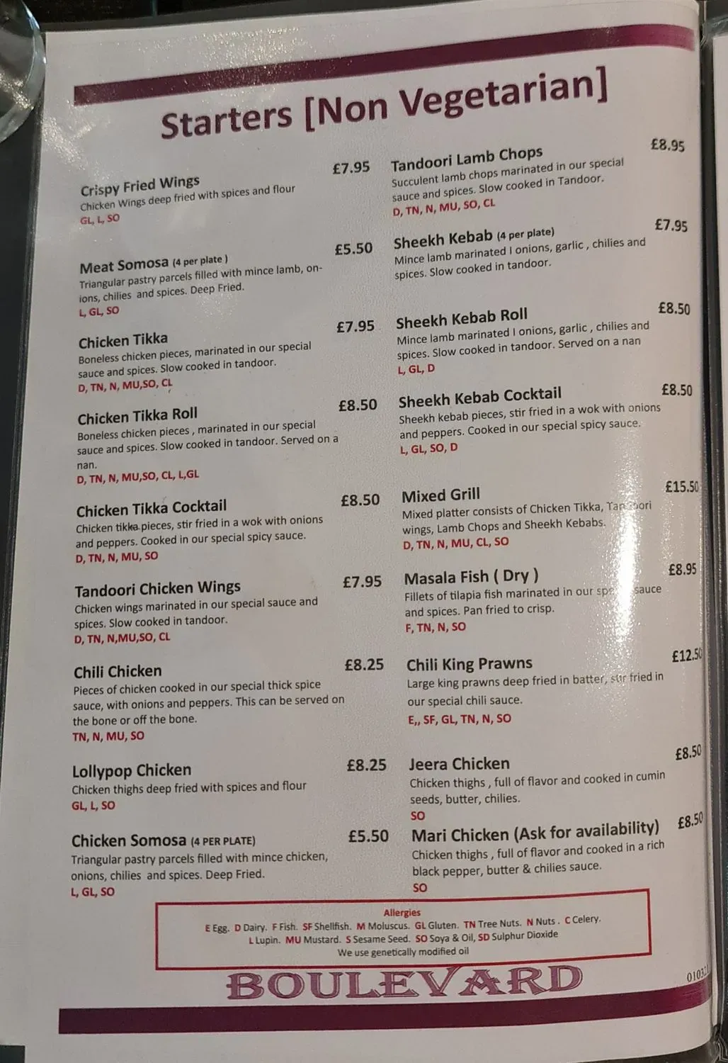 Menu 2