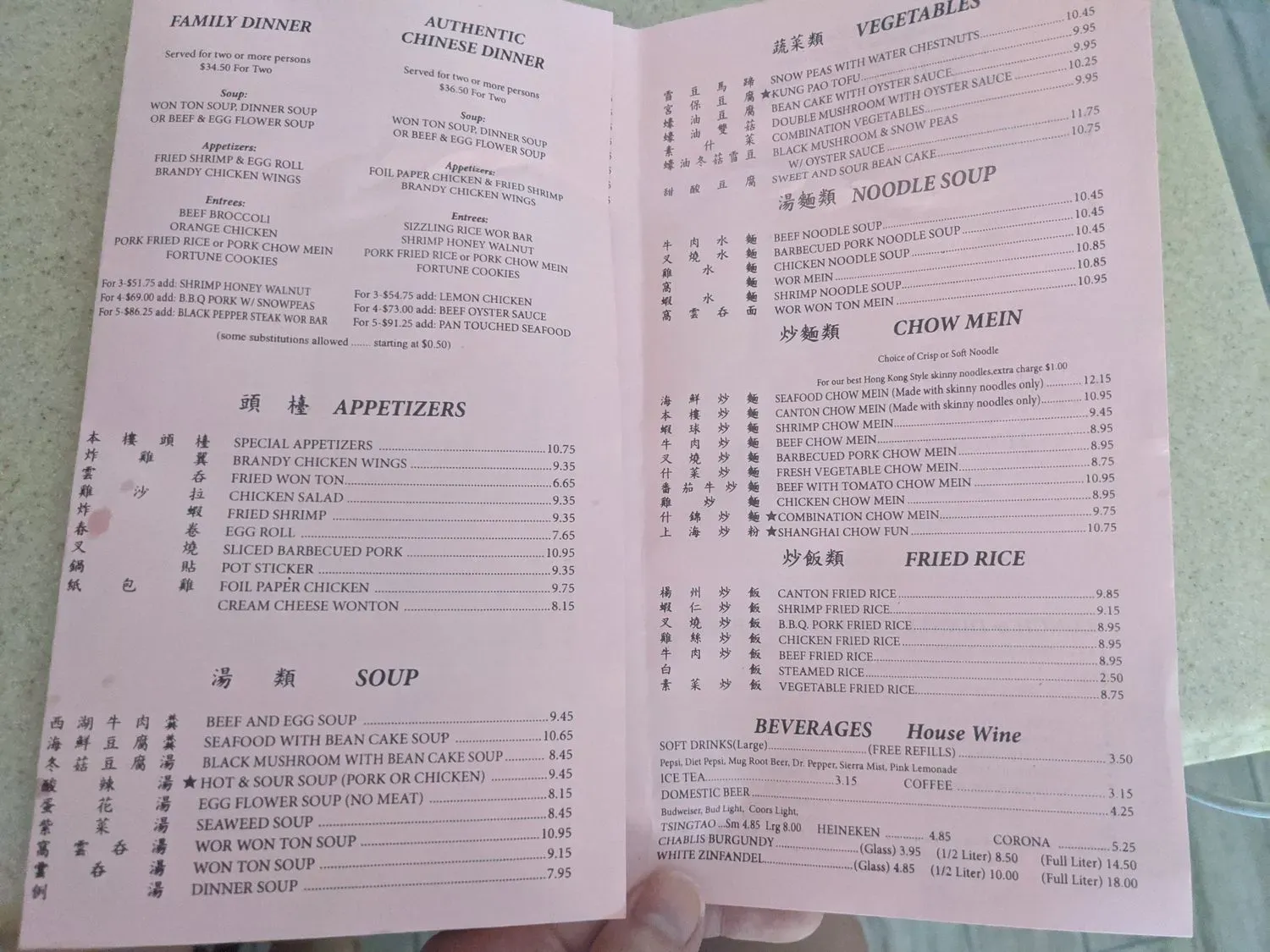 Menu 4