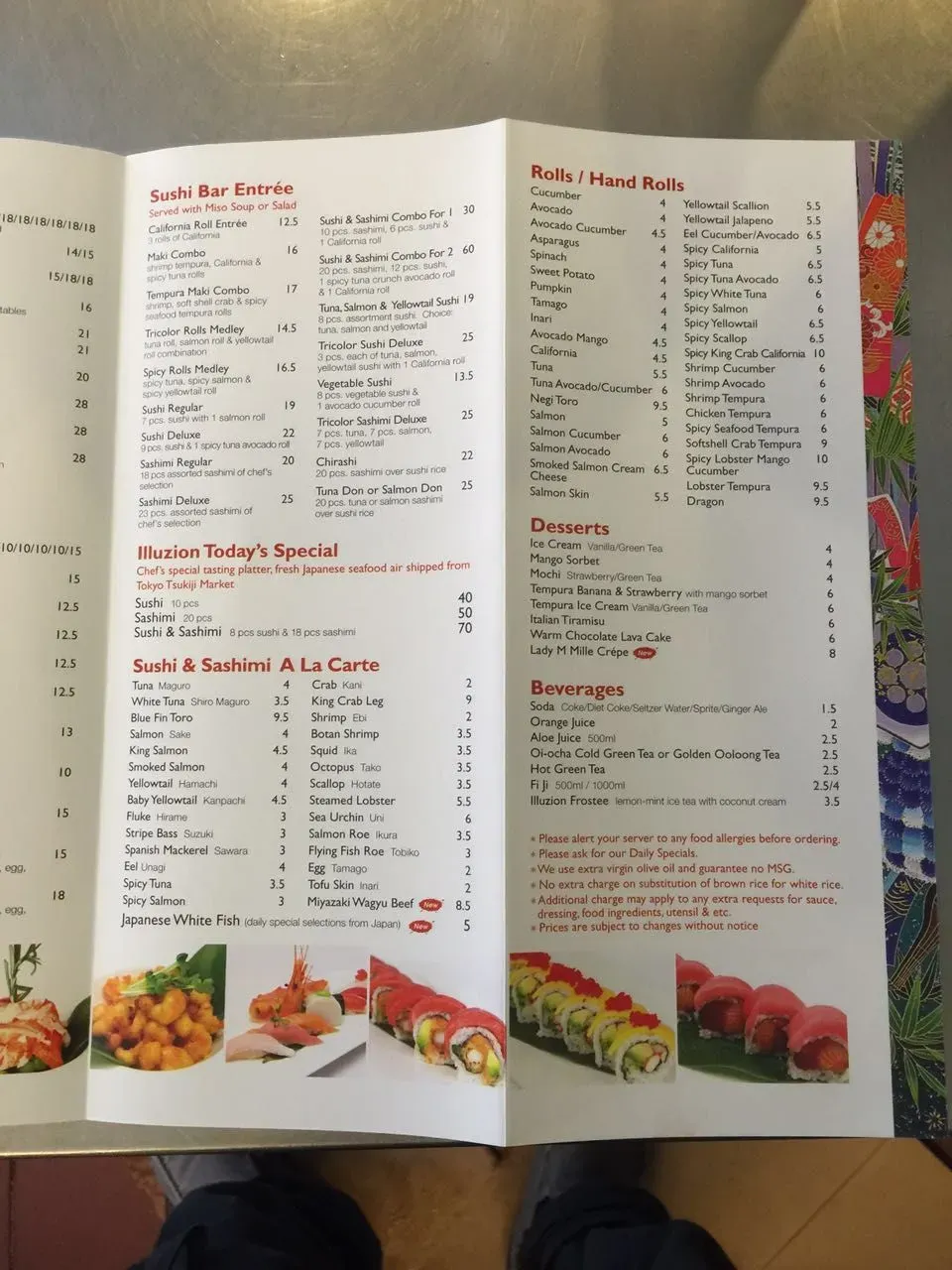 Menu 6