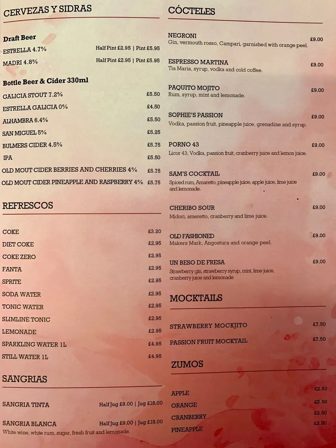 Menu 2