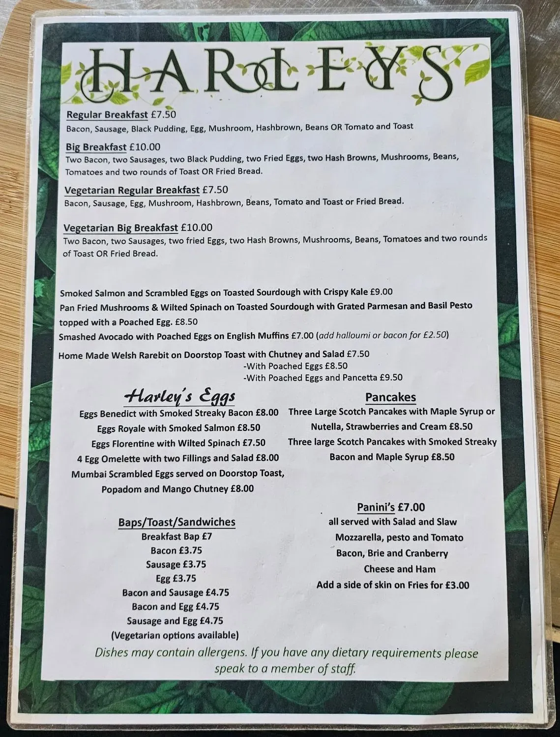 Menu 2