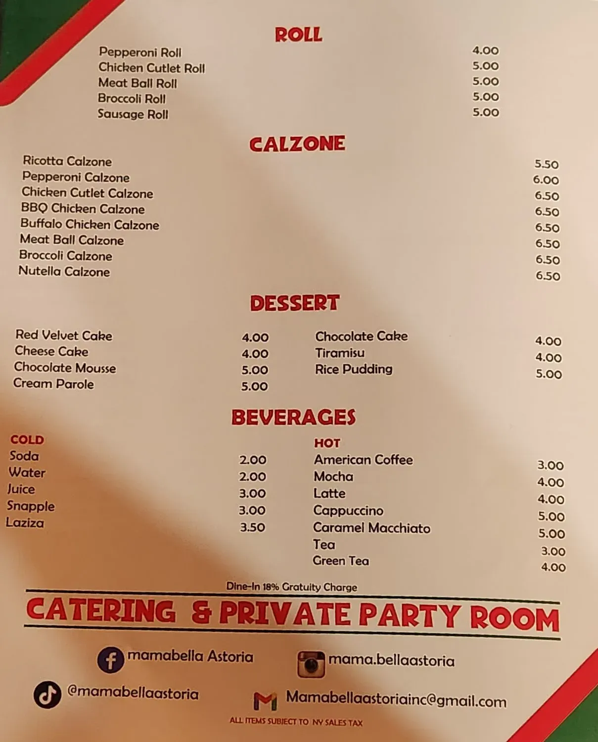 Menu 2