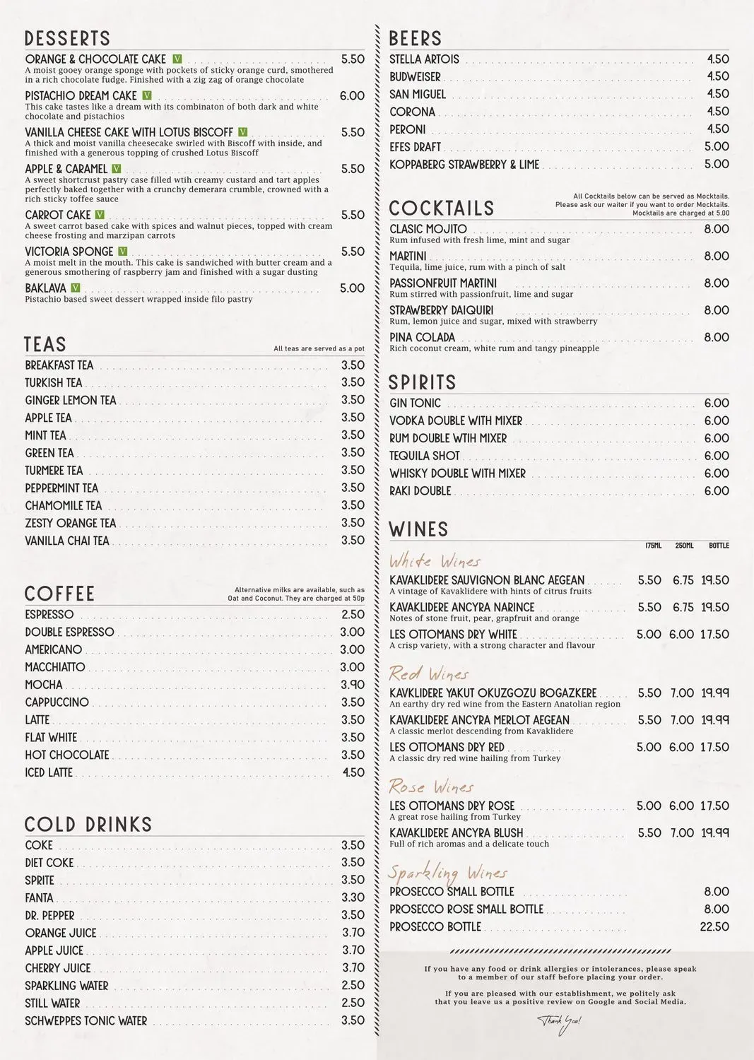 Menu 2