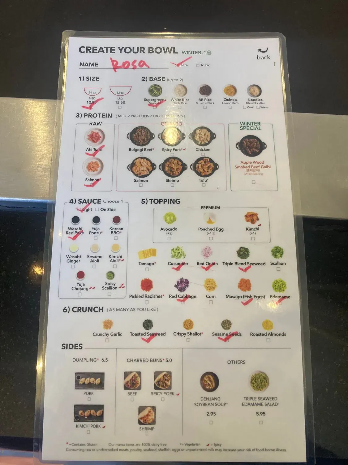 Menu 6