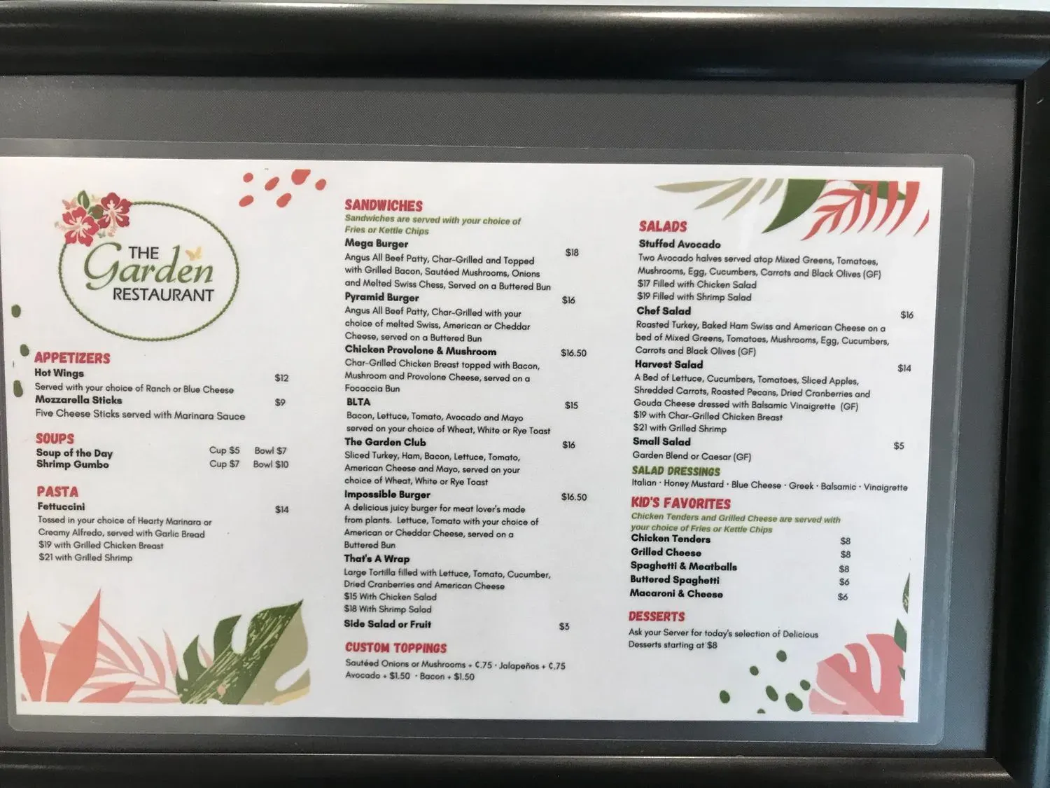 Menu 3