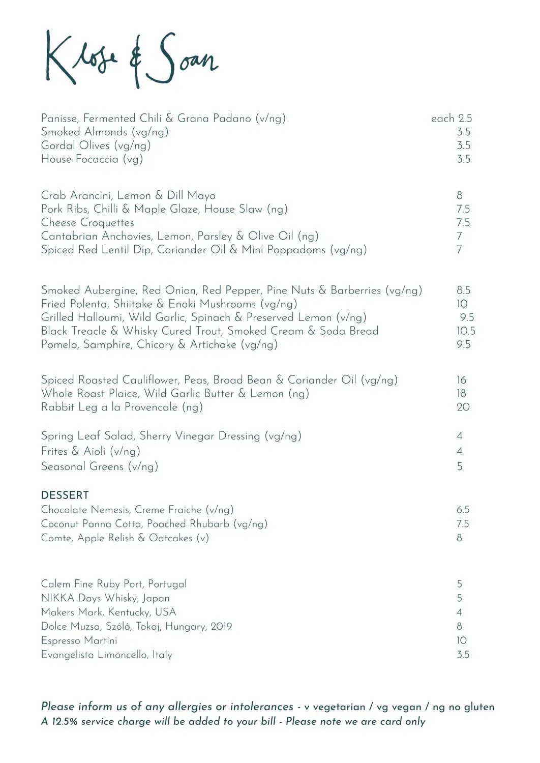 Menu 2