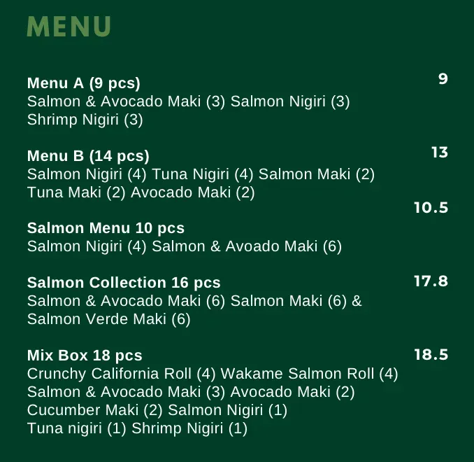 Menu 3