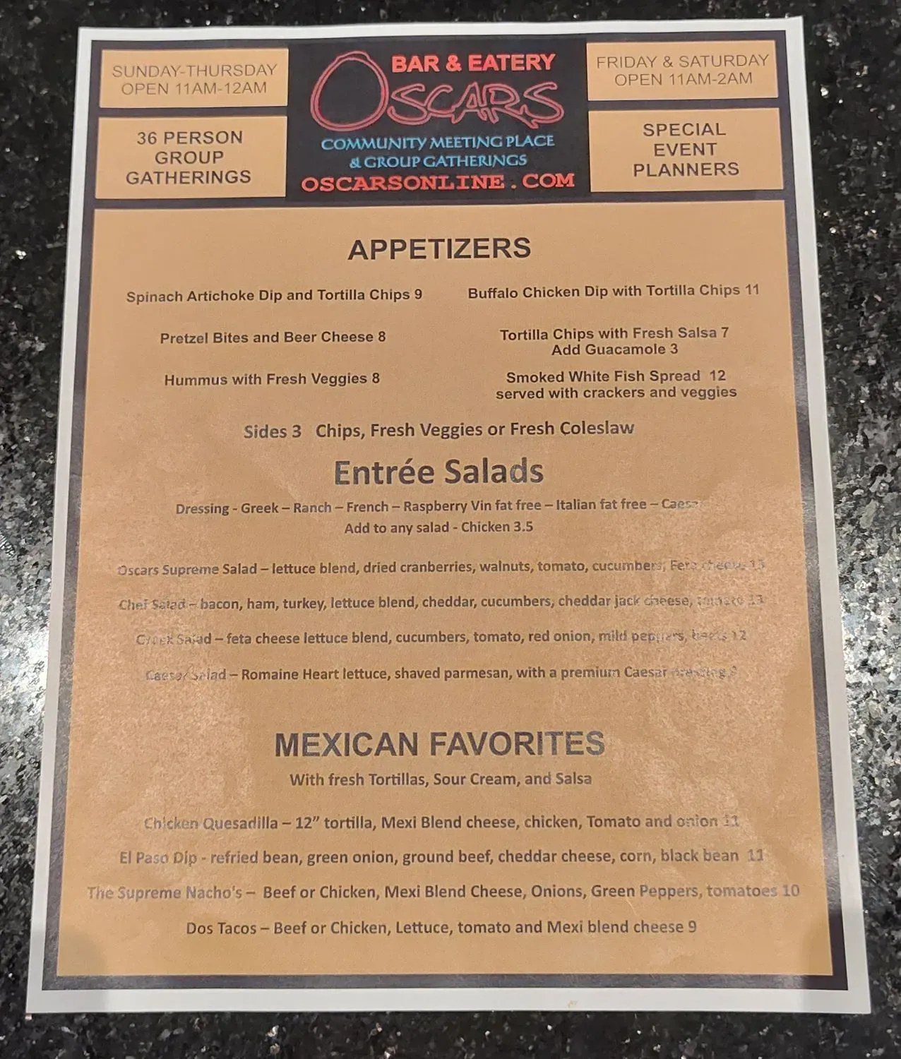 Menu 4