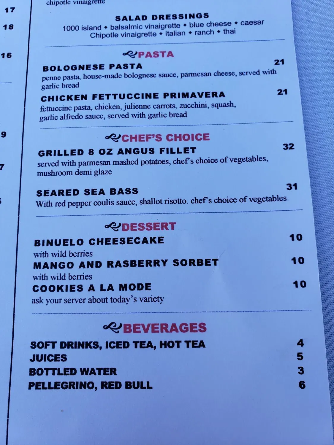 Menu 3