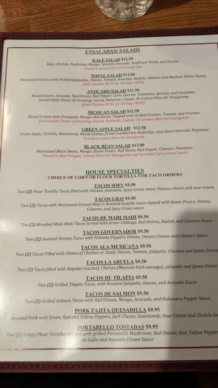 Menu 4