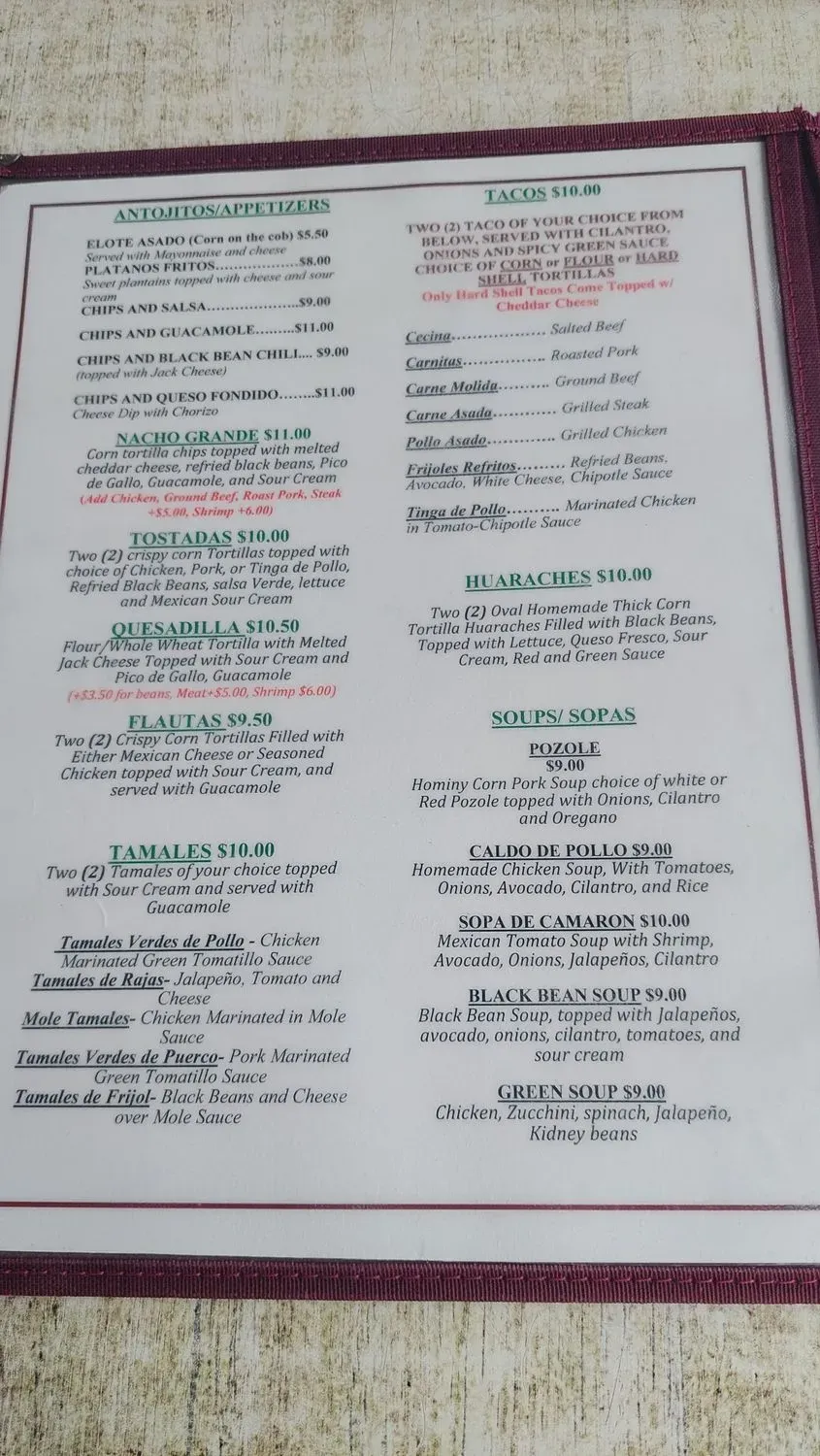 Menu 2