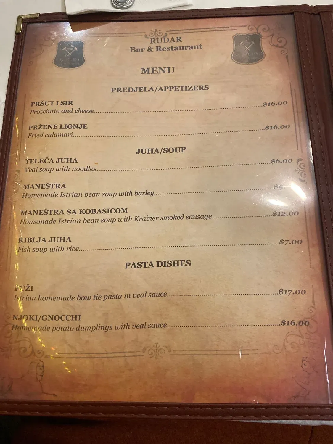 Menu 2