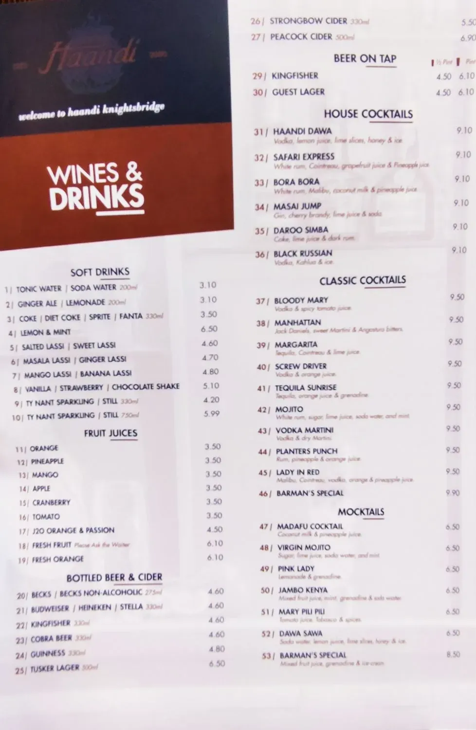 Menu 2