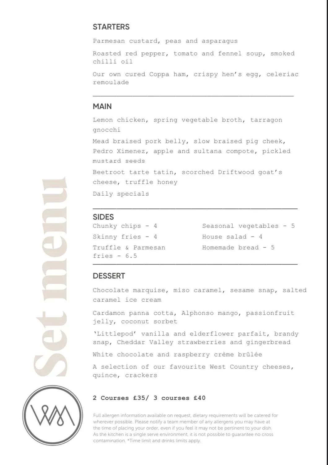 Menu 3