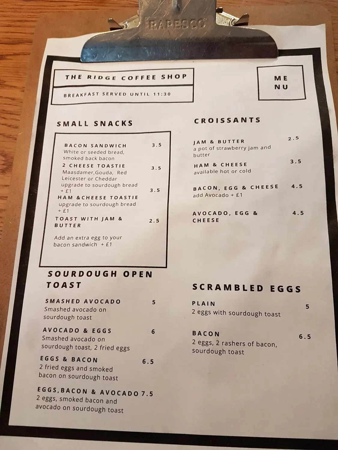 Menu 2