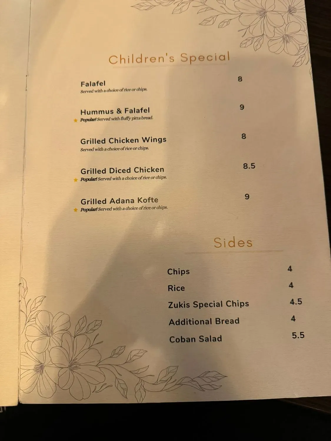 Menu 3