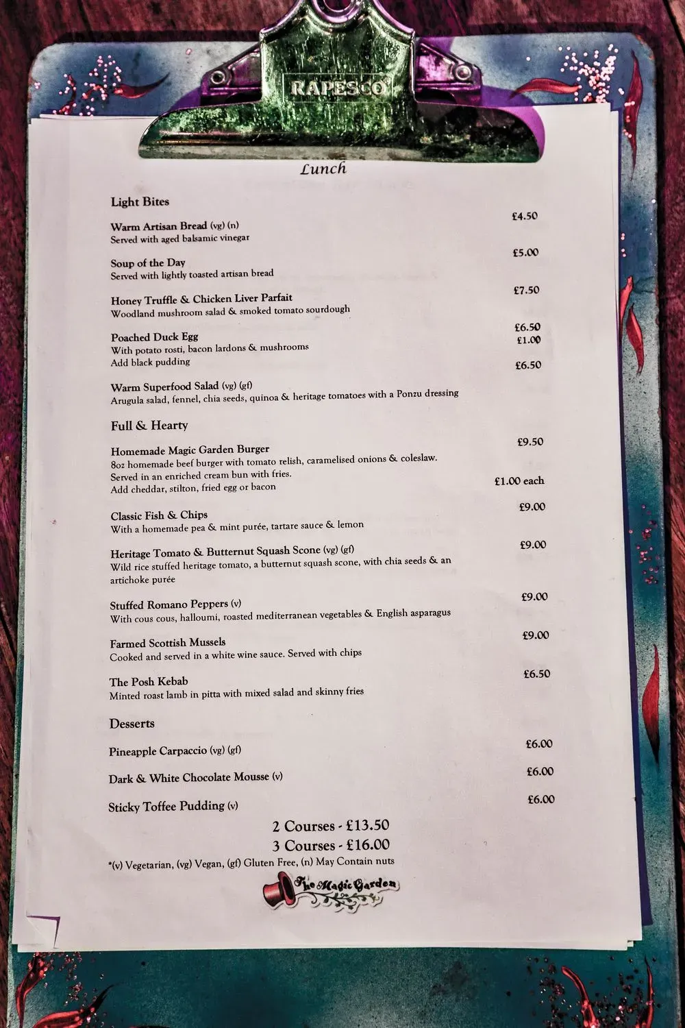 Menu 2