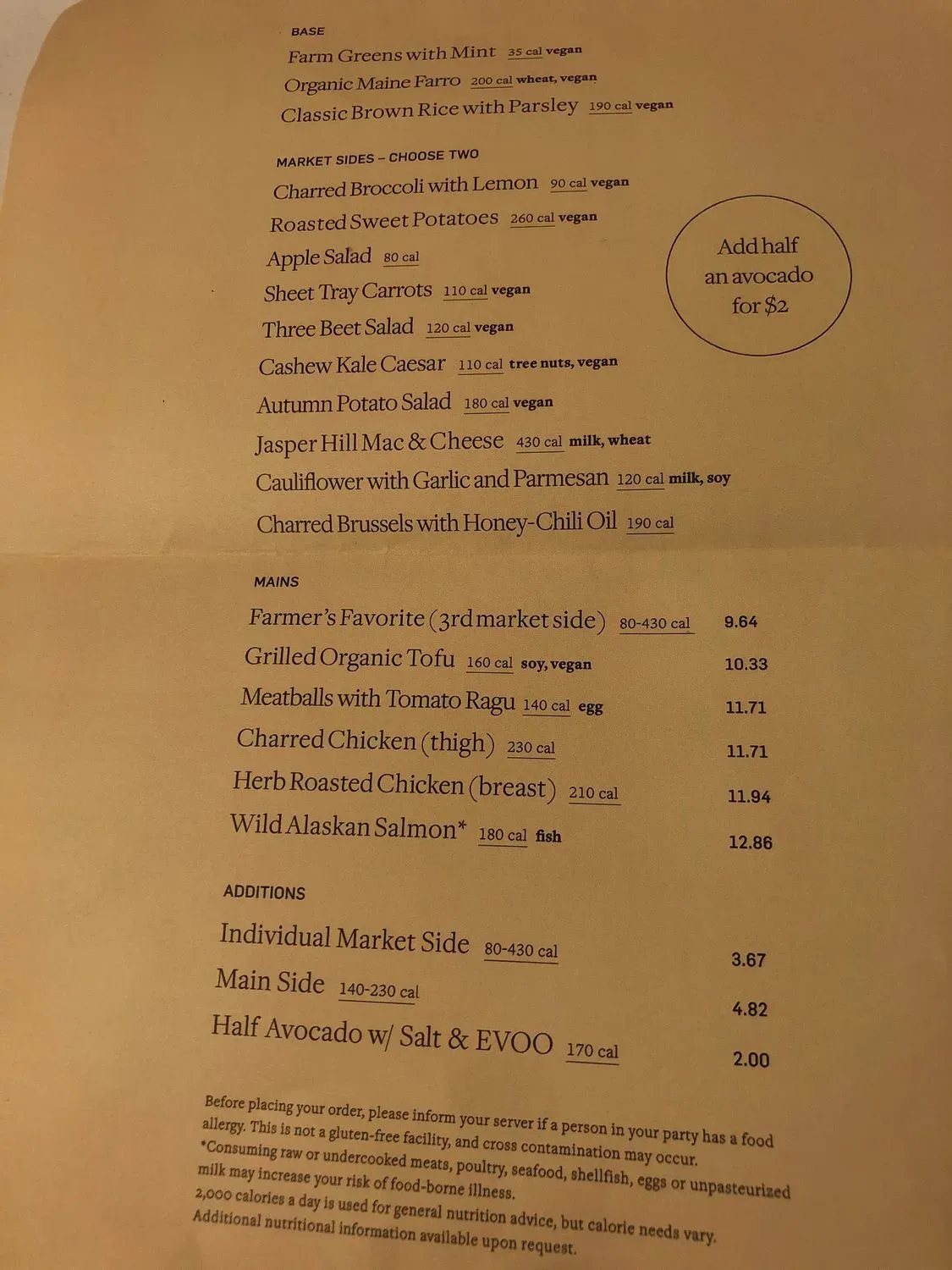 Menu 6