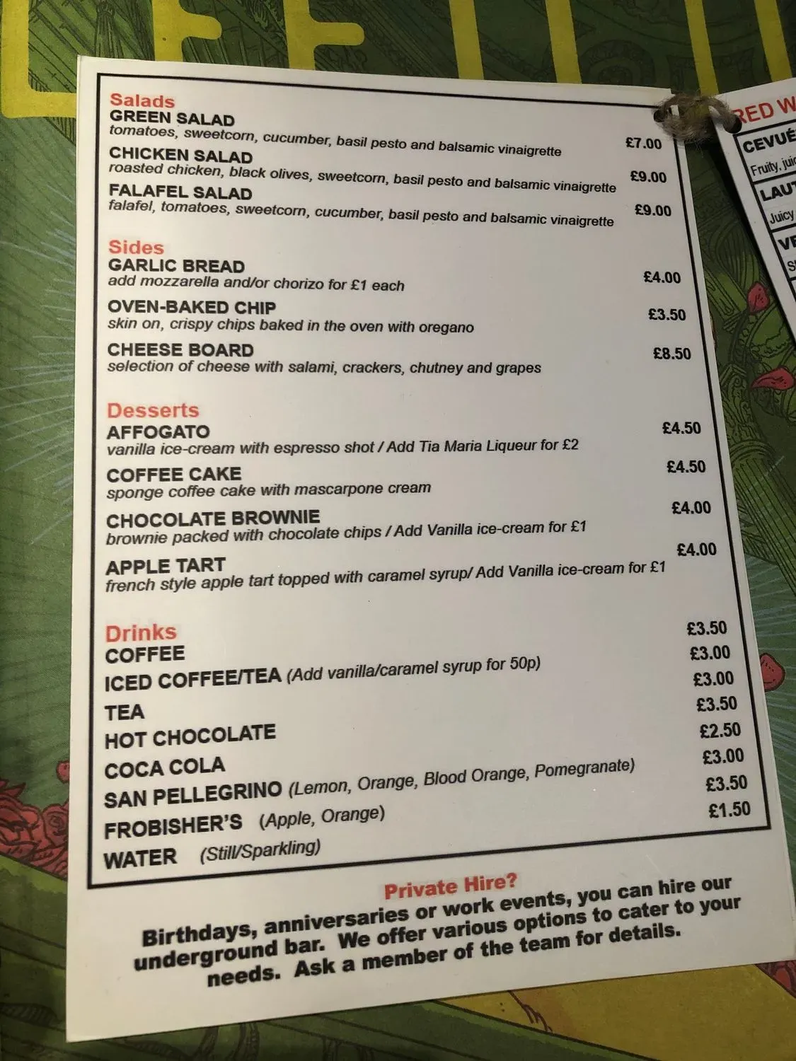 Menu 2