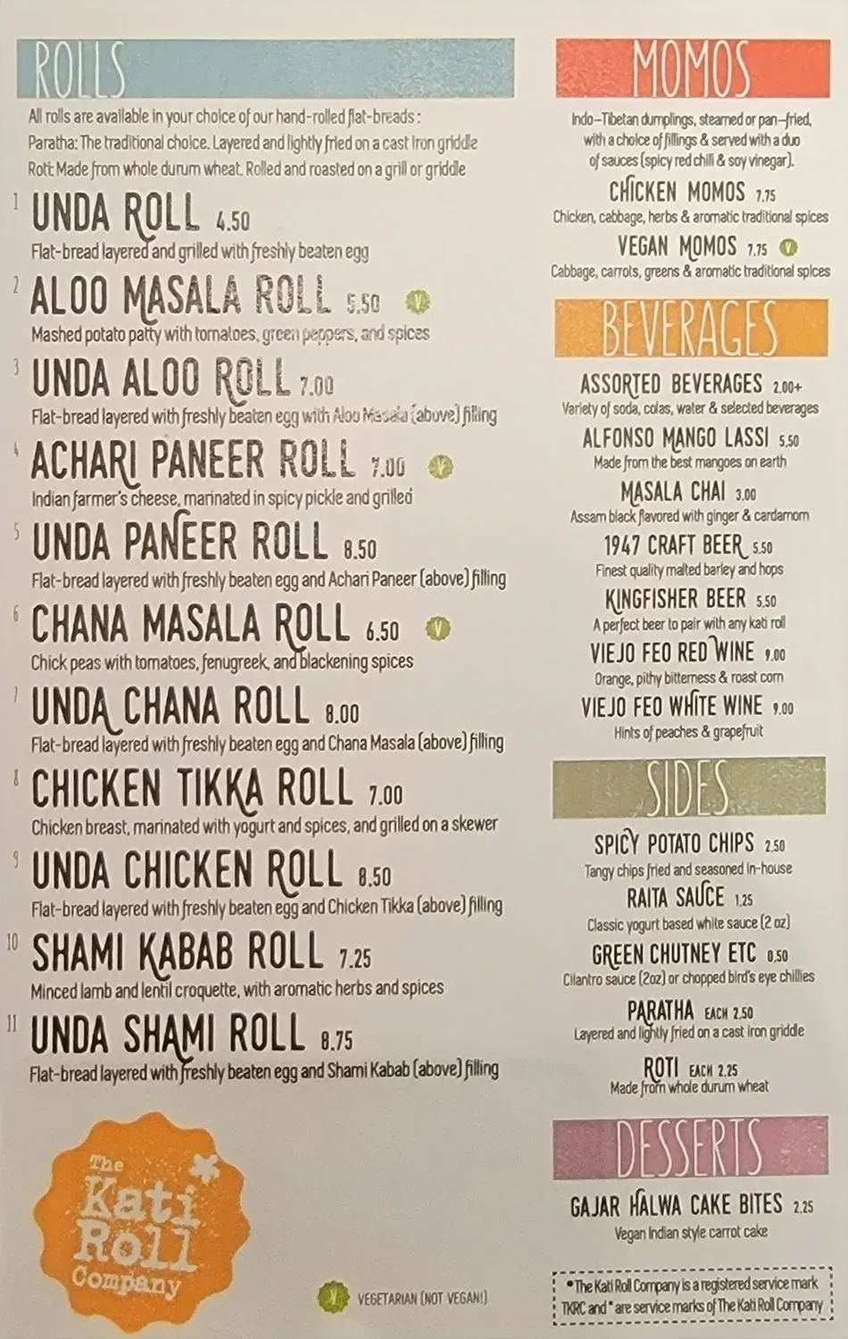 Menu 2