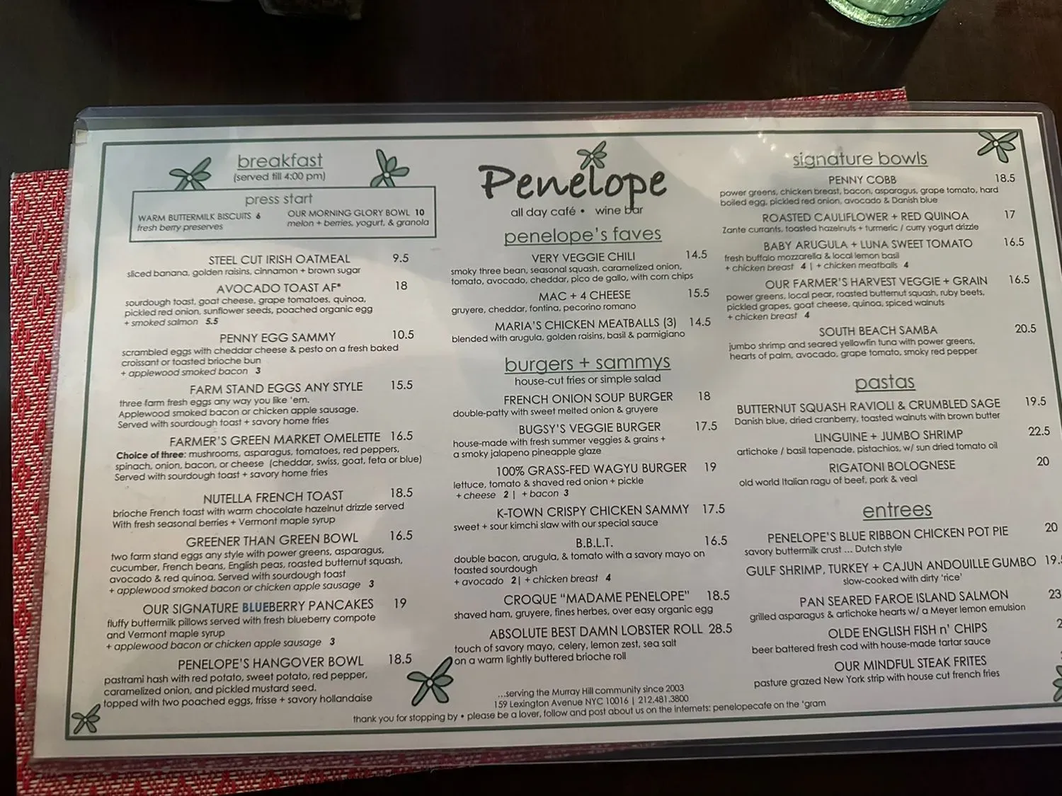 Menu 3