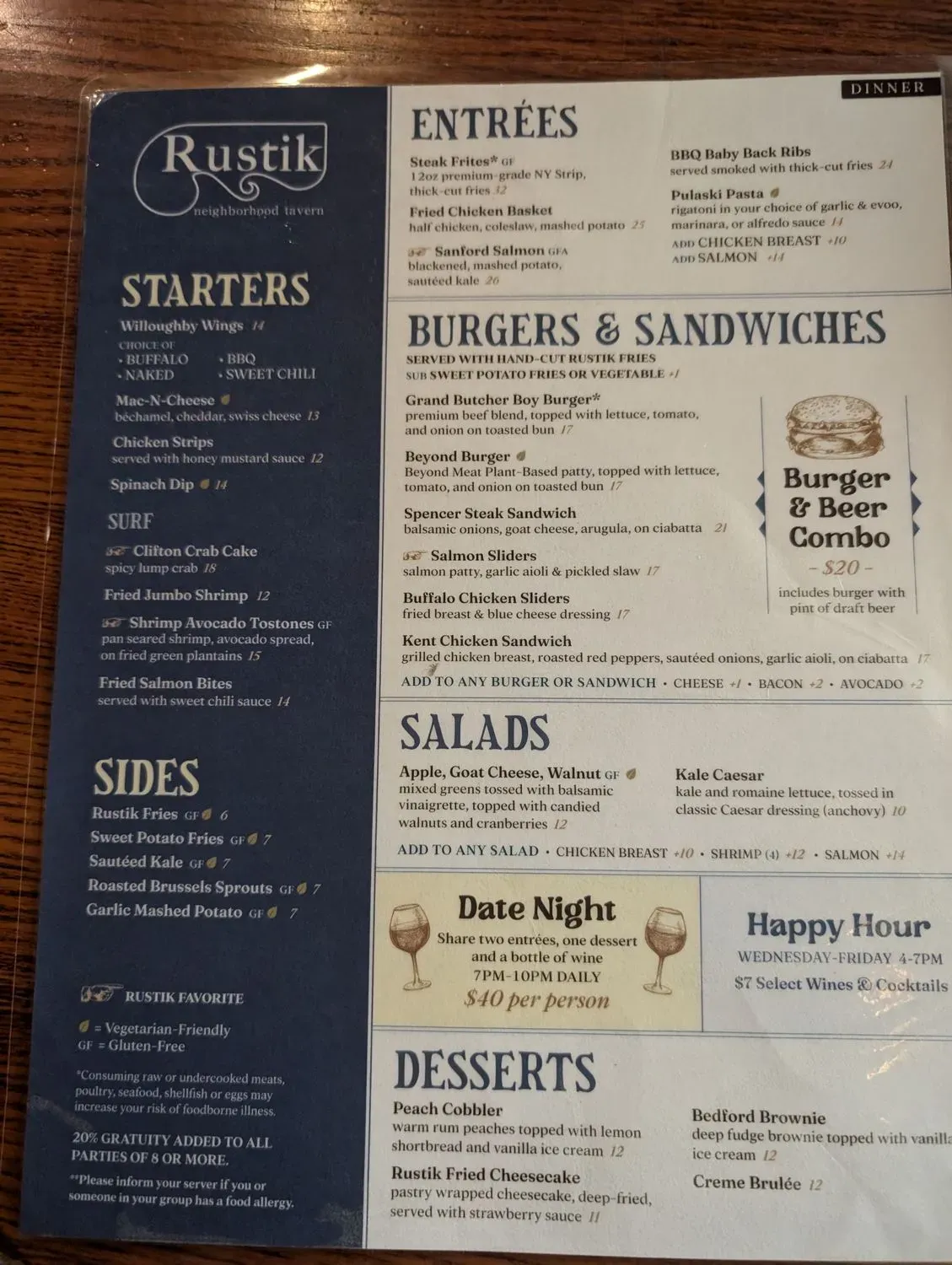 Menu 5