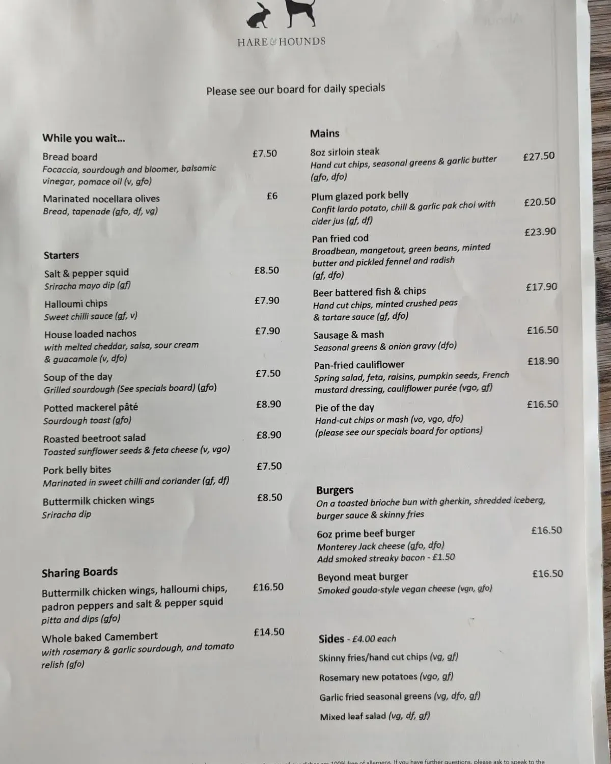 Menu 2