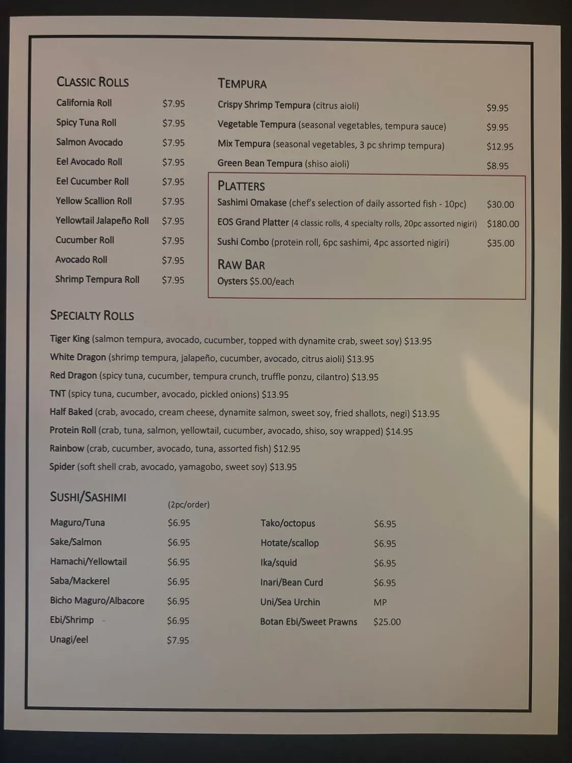 Menu 2