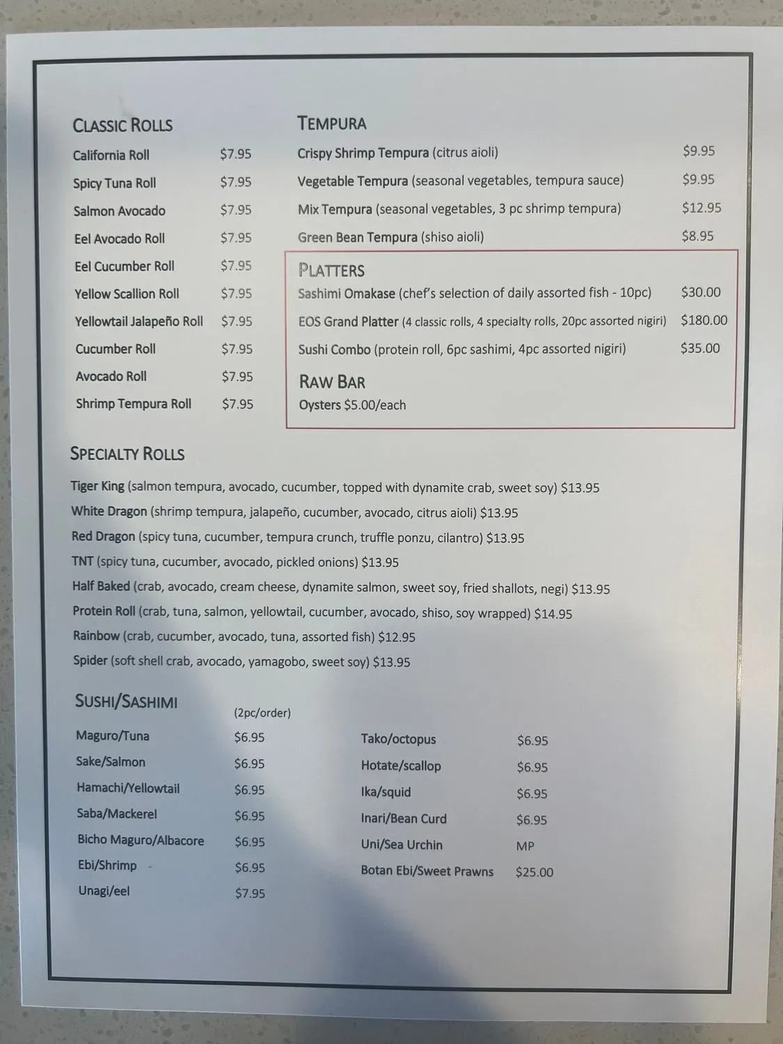 Menu 3