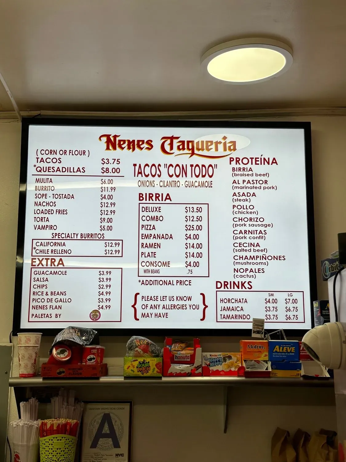 Menu 6