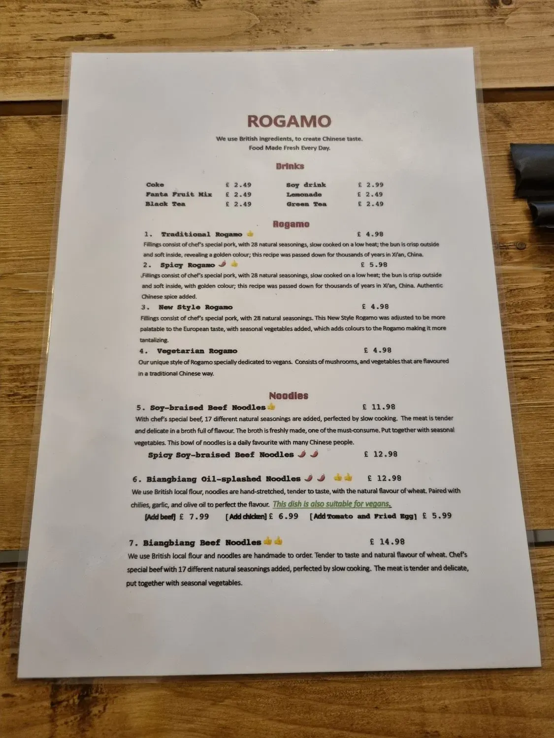 Menu 2