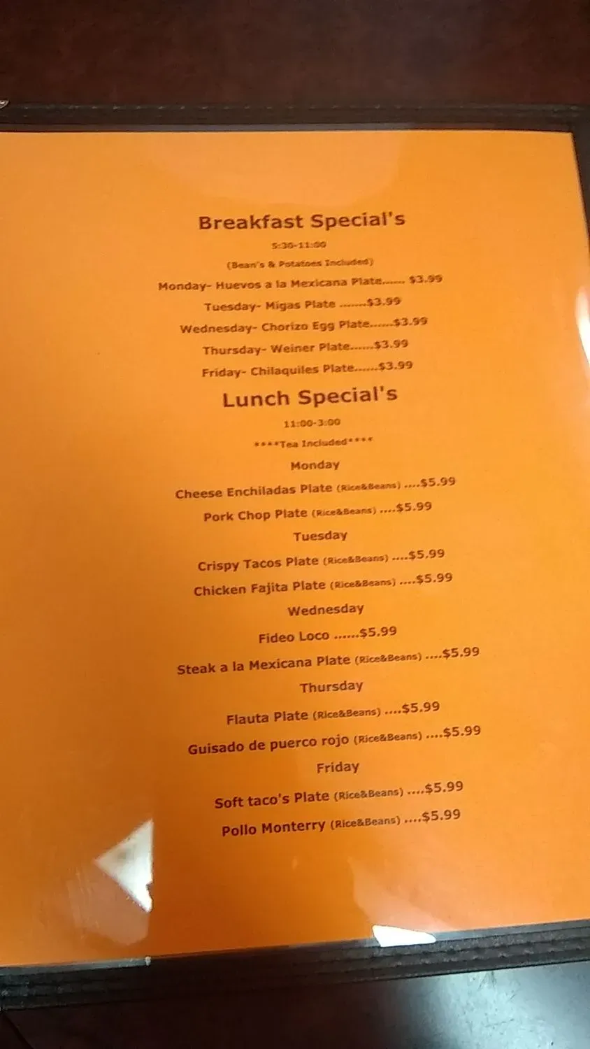 Menu 2