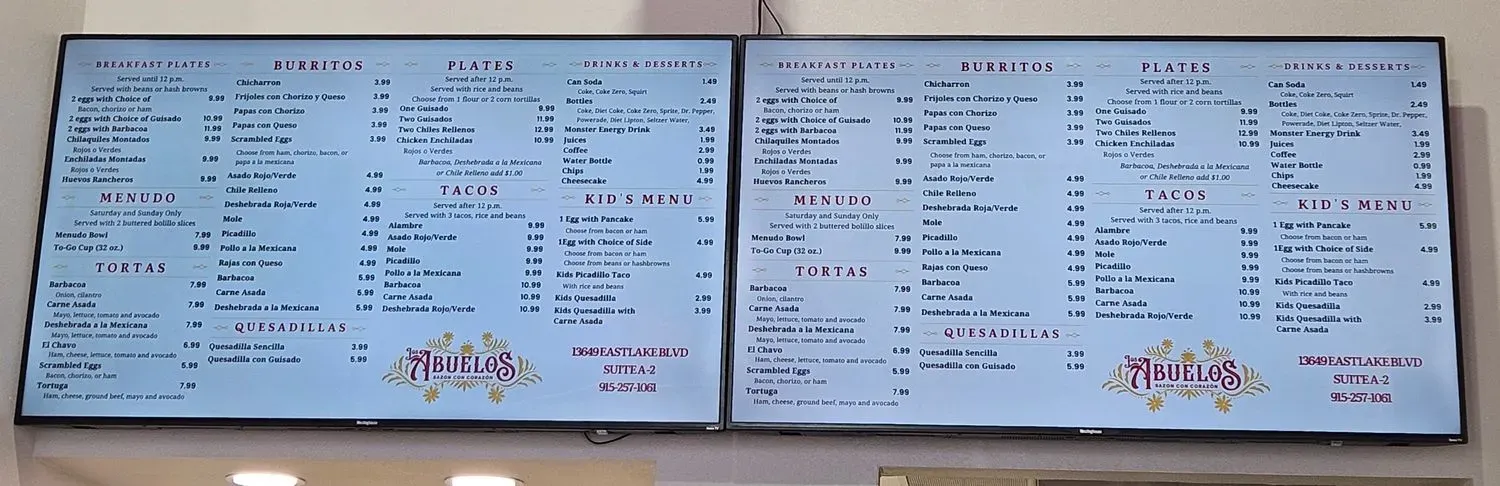 Menu 3