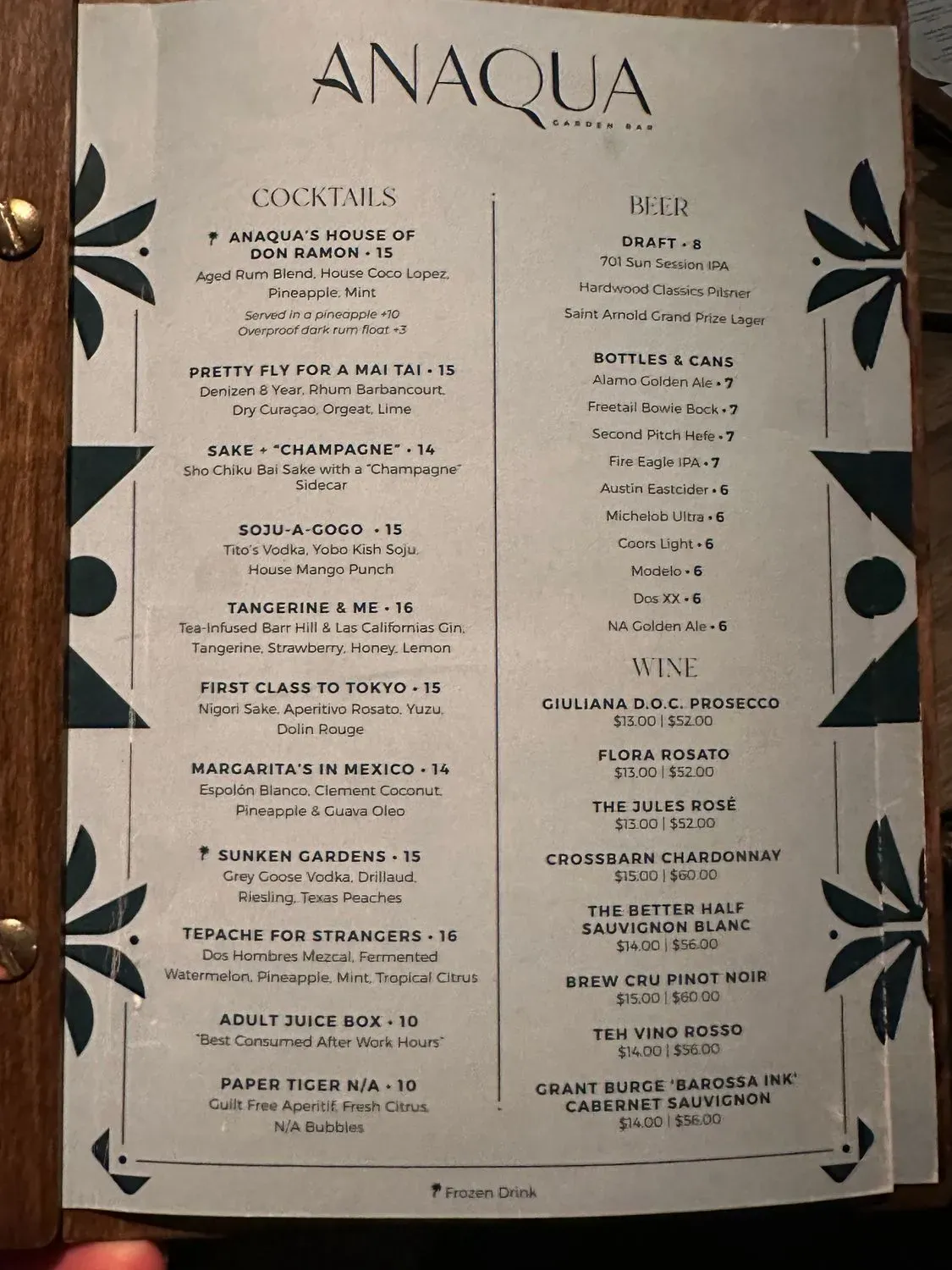 Menu 2