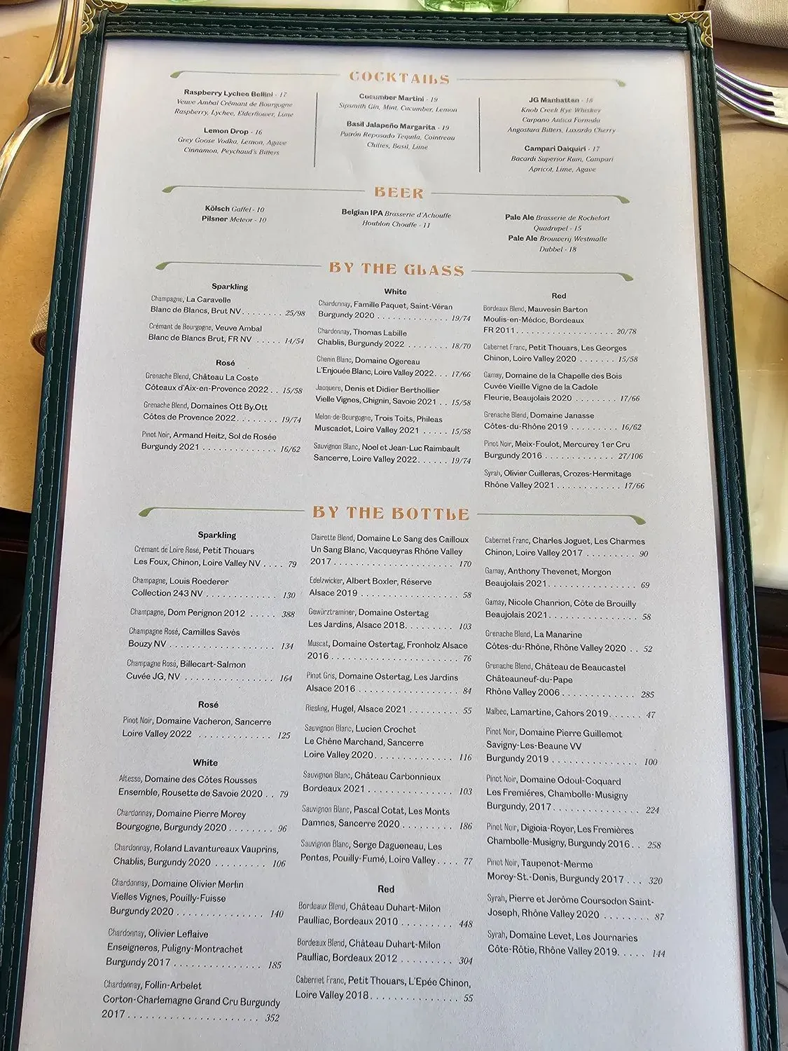 Menu 4