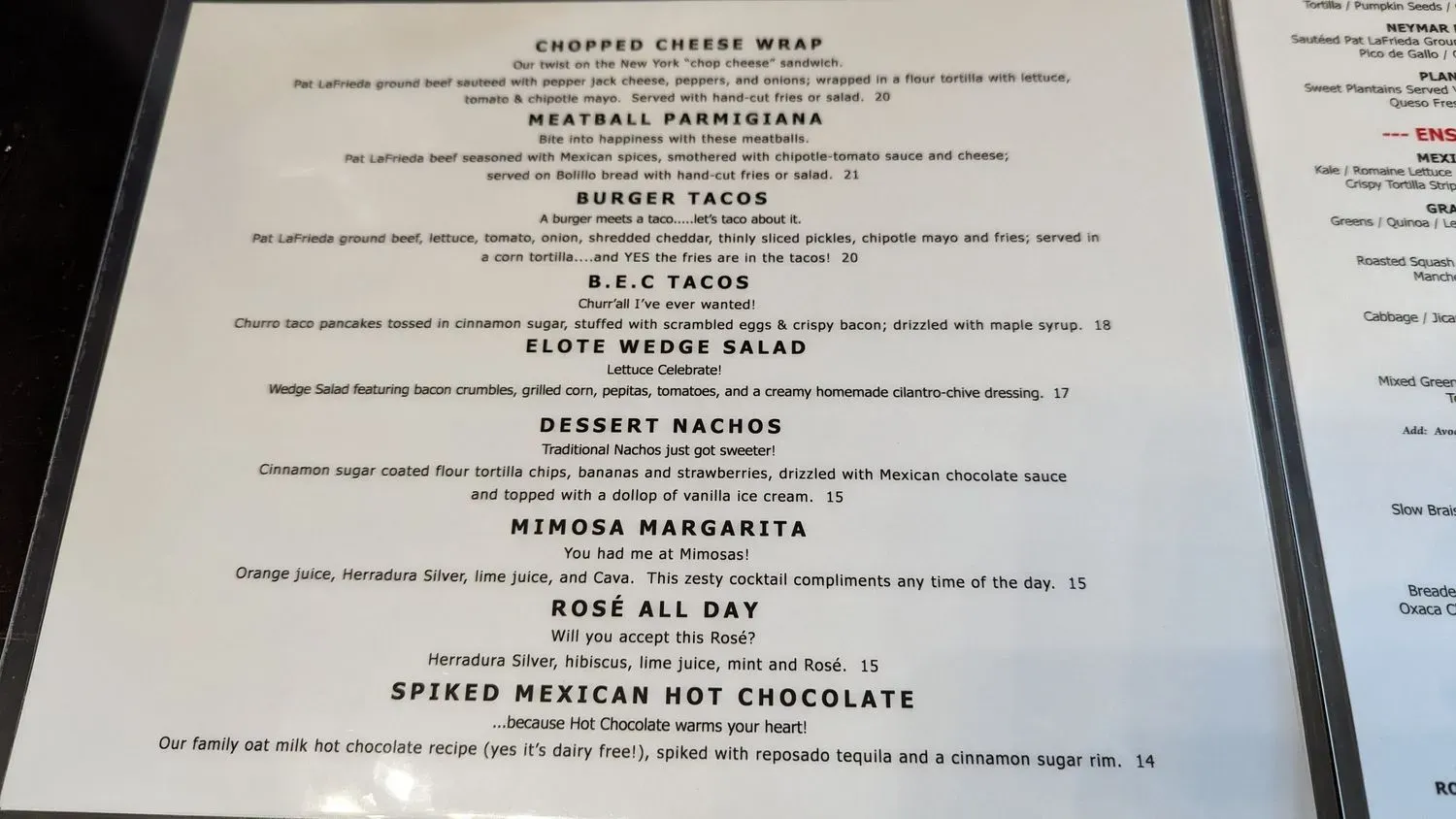 Menu 4