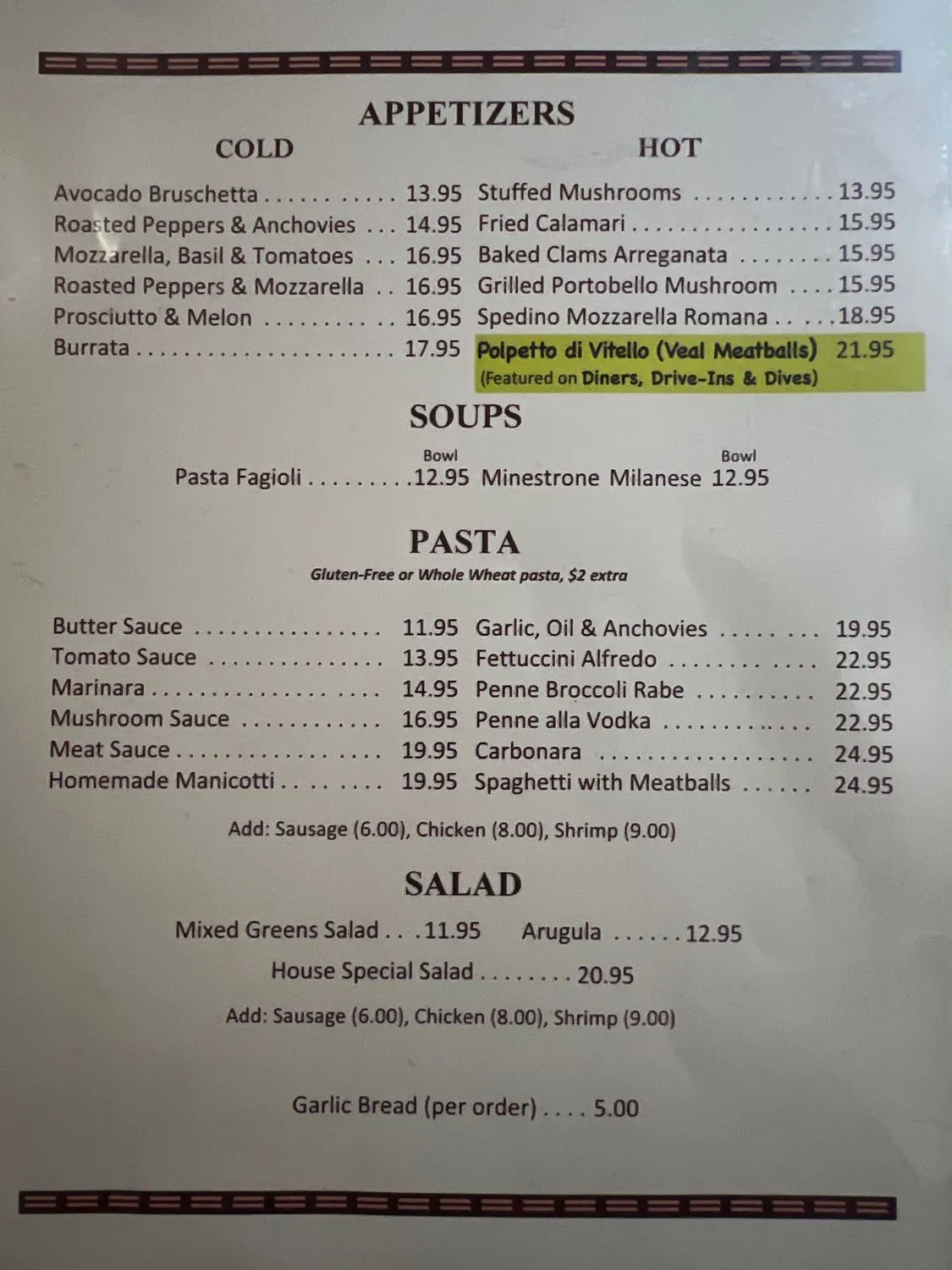 Menu 2