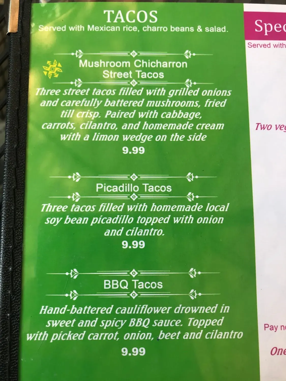 Menu 3