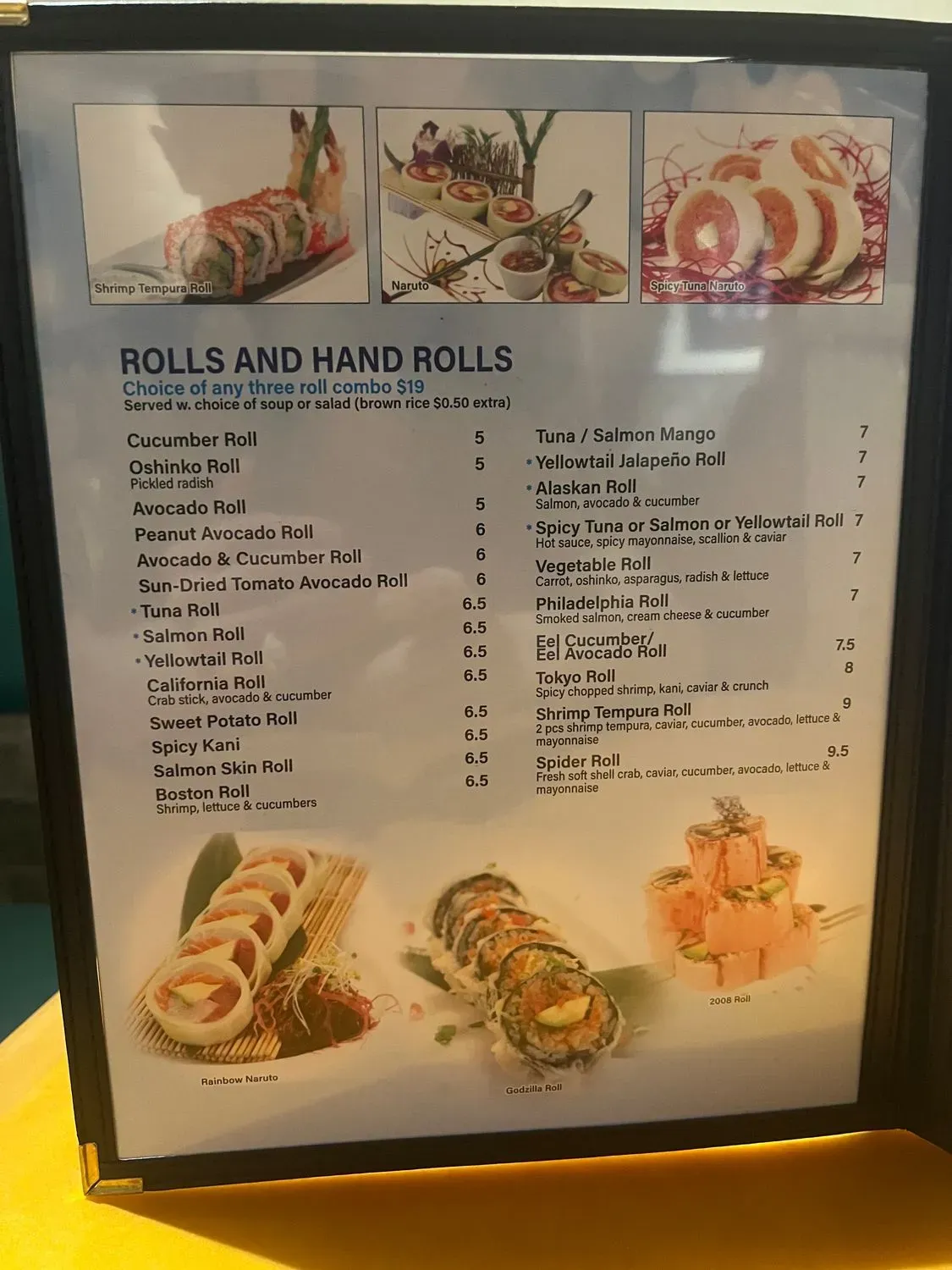 Menu 2