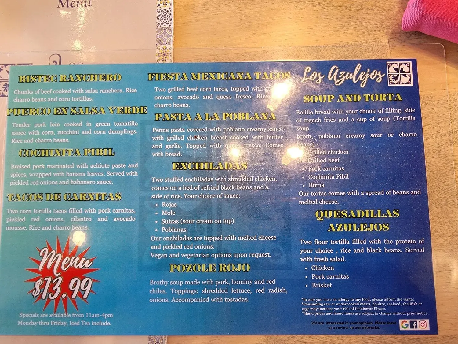 Menu 3