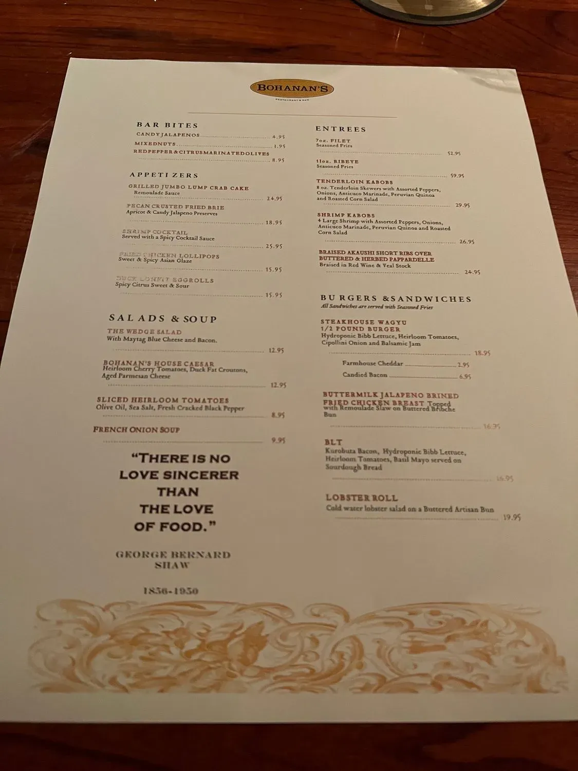 Menu 6