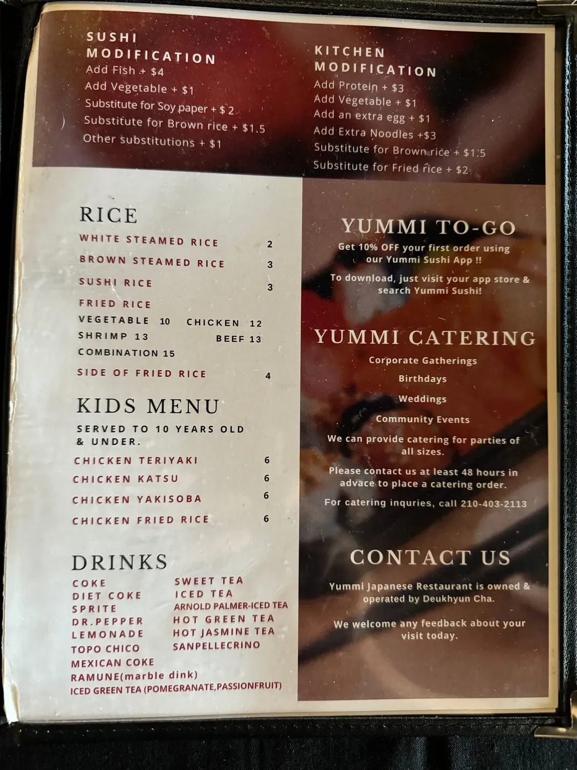 Menu 6