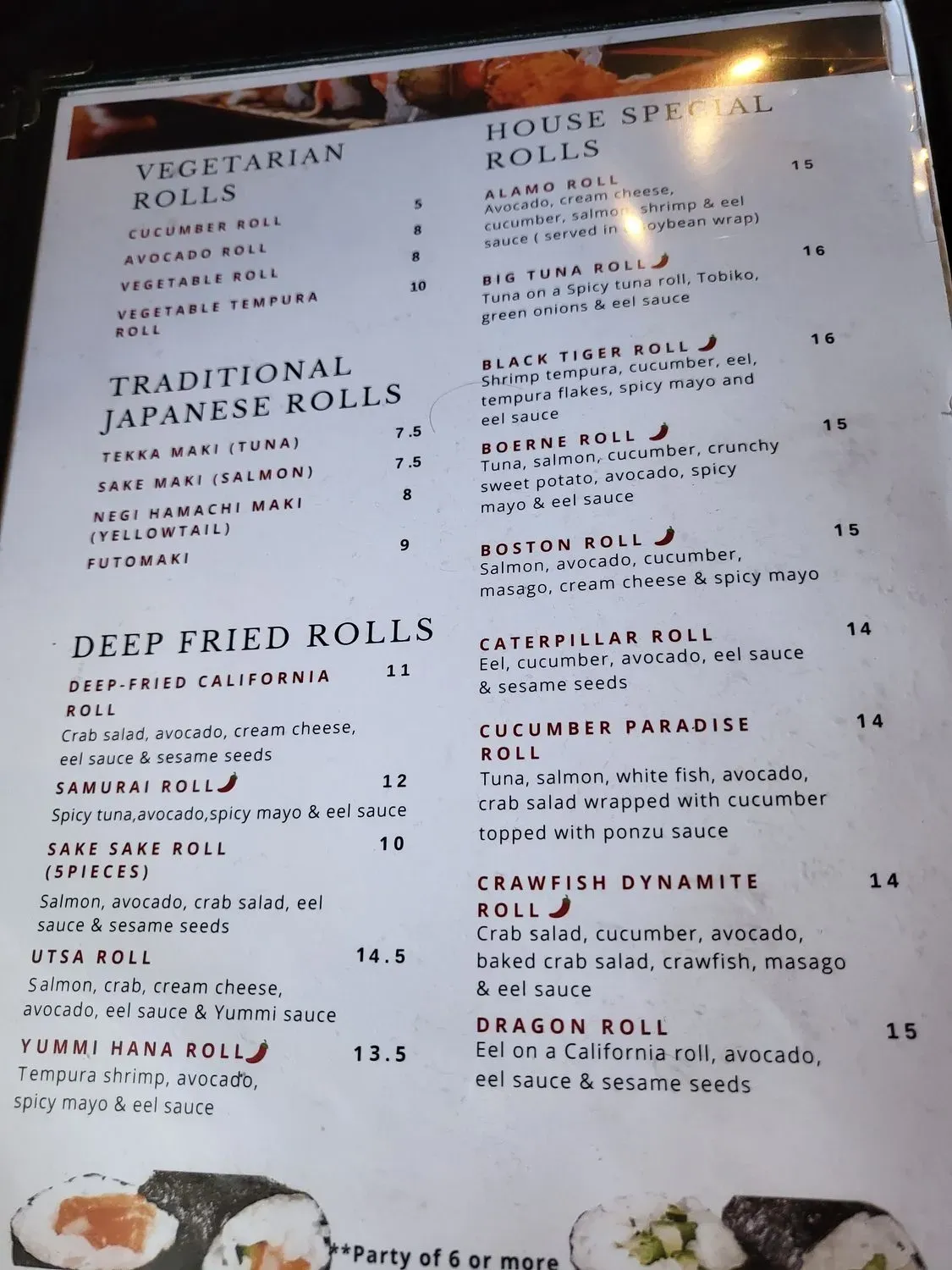 Menu 4