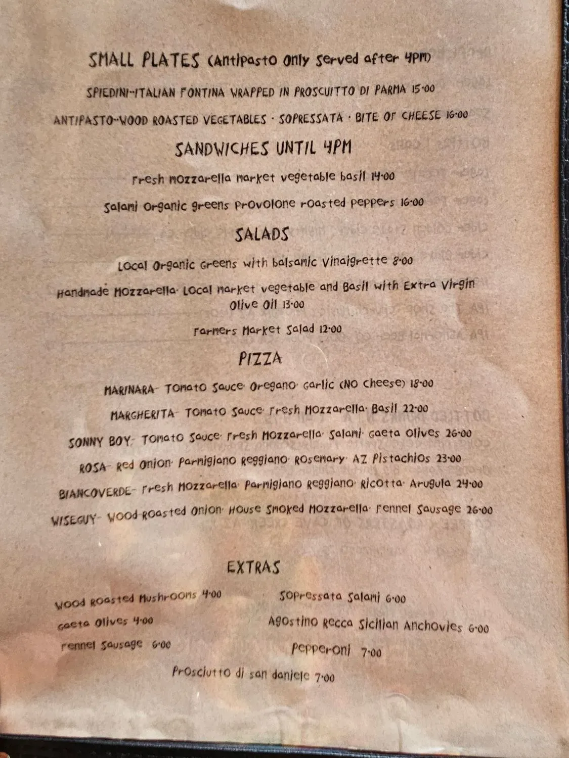 Menu 4