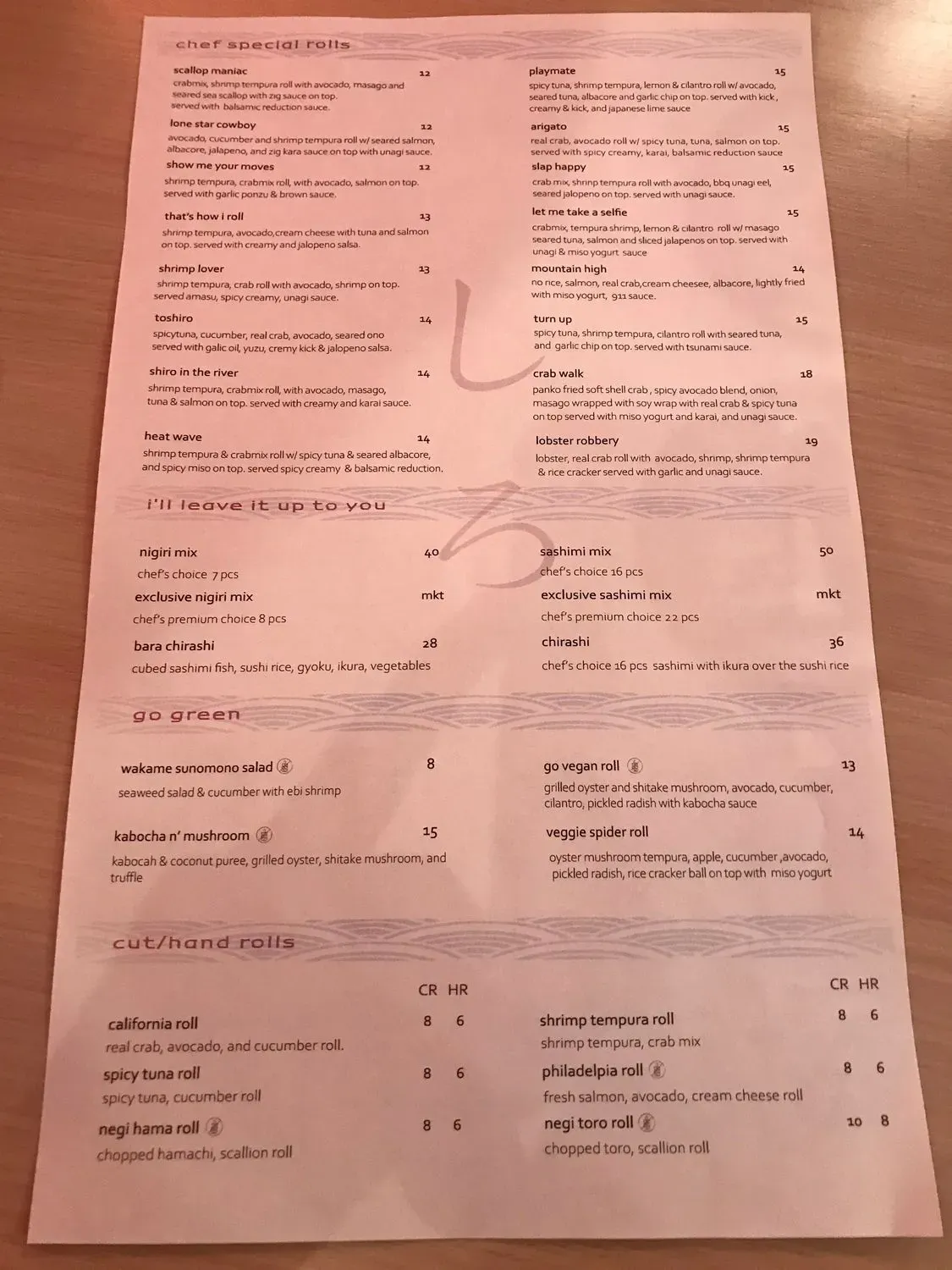 Menu 2