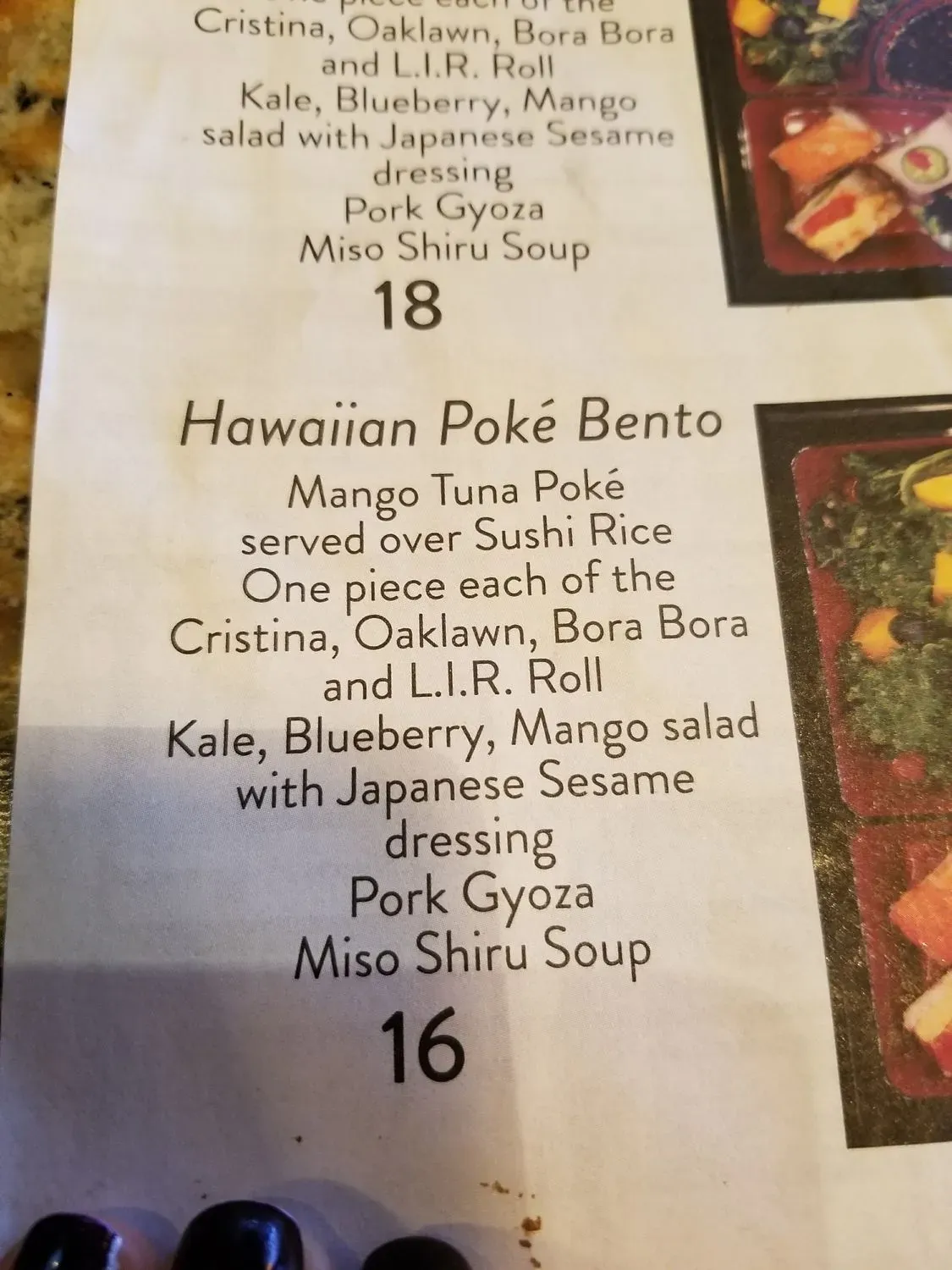 Menu 5