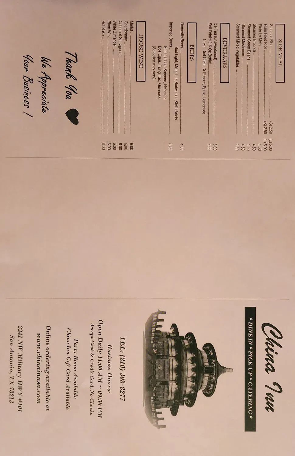 Menu 3