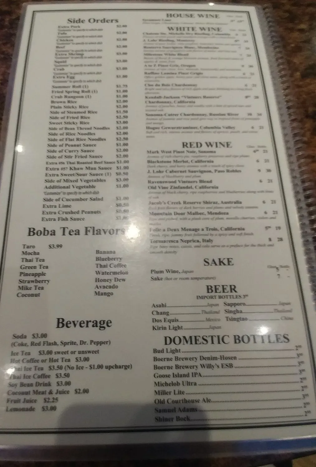 Menu 6