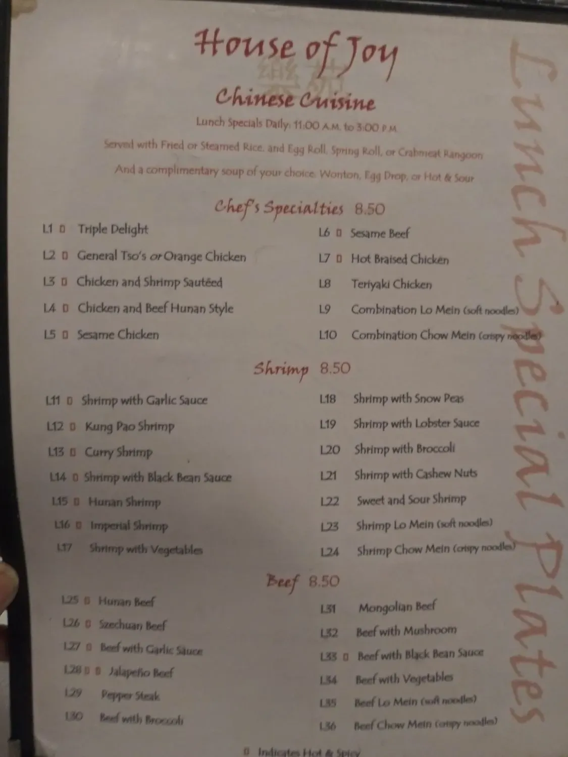 Menu 4